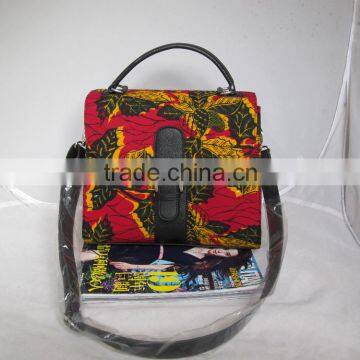 2016 Africa Wax Print Fabric Handbag All Kinds of Wax Bags Match Clothes and Shoes photo-4