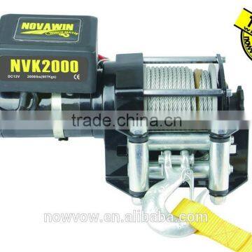 Mini 12v used electric atv winch NVK2000i 2000lbs