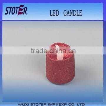 Battery operated Moving wicked candle led, flameless candle