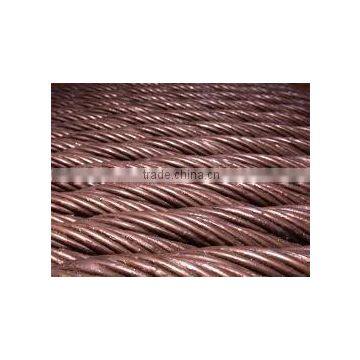 supply best price 1x150mm Bare copper rope