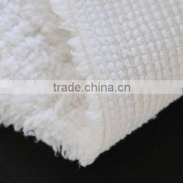 White Hotel Bath Rug Cotton Hand Make Rug photo-3