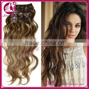 chinese remy clip hair, chinese non remy clip on hair, indian non remy clip in hair