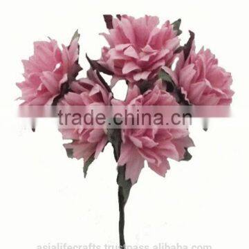 50 pcs handmade Baby Pink Aster paper flower