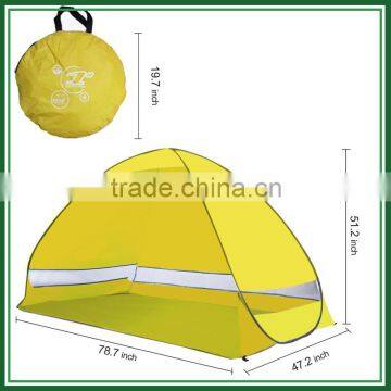 Portable Single Layer Steel Wire Pole Material Beach Tent photo-2