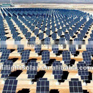 1MW grid-tied solar power station solar plant