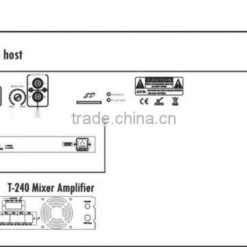 Professional Tabletop Programmable Mp3 Player Amplifier photo-4