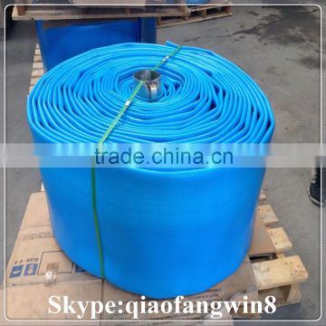 12 inch Wear Resistant PVC/TPU Irrigation Lay Flat Hose 10bar