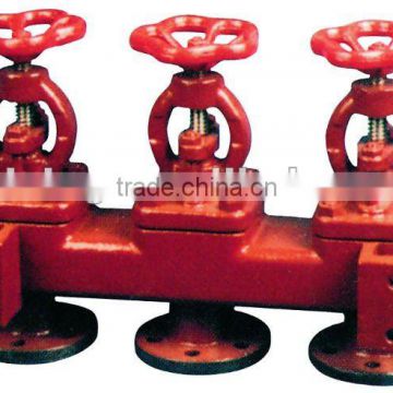 marine cast iron flange dual-row stop valves-case