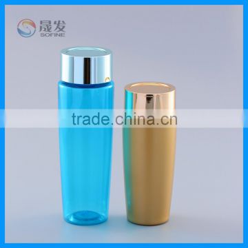 Screw cap pet cosmetic lotion bottle