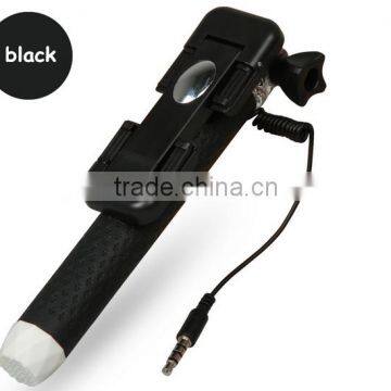 3.5MM Audio Cable Take Pole Selfie Stick - Self-portrait Monopod With Cell Phone Clamp - Extendable Selfie Stick Monopad photo-2