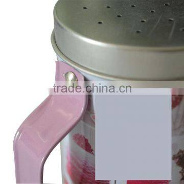 Storage Metal Tin Box With Handle
