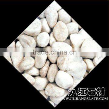 Snow White Pebbles for Garden, Natural Pebbles