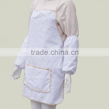 Real Picture China Custom Plain 100% Cotton Terry Waterproof Kitchen Apron photo-2