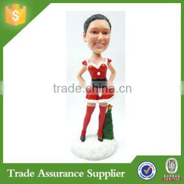 Factory Direct Resin Crafts Christmas Bobble head