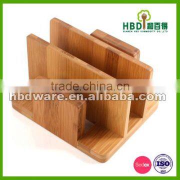 BSCI Factory High Quality Bamboo Wood Kitchen Napkin Holder Wholesale