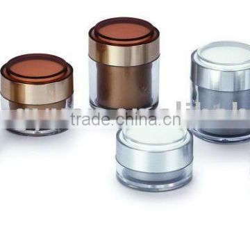 PS meterial cosmetic plastic cream jar wholesale