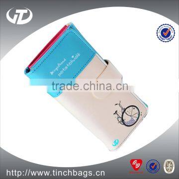 Fashion printing lady wallet money bag