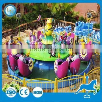 Stimulated shooting games!Kids rides snail water park rides for sale