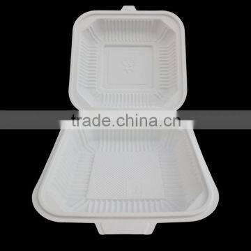 Bio-degradable Feature non-toxic corn starch lunch box with lids