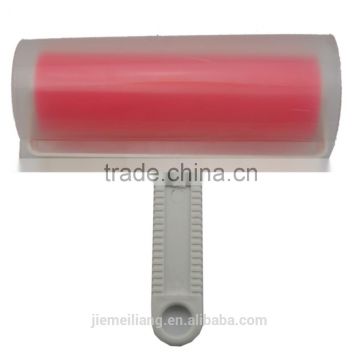 (JML) Red Color Washable clothes cleaning roller rubber brush lint roller