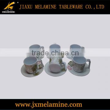 12pcs melamine ware coffee set