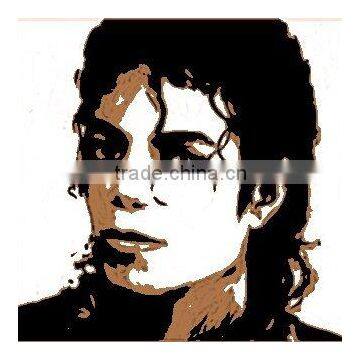 Pop art of Michael Jackson