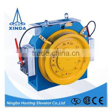 20 poles elevator motor gear/elevator parts traction machine