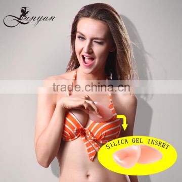 2016 Lastest Fashion Swimwear Bra Insert pad invisible Silicone pad push up D00