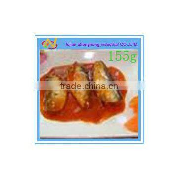 bulk 155 grams canned sardine in tomato sauce(ZNST0011)