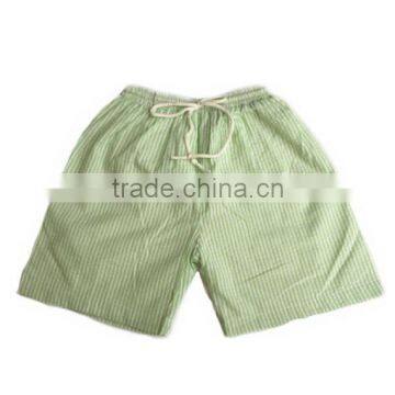 Monogrammed Boy's Seersucker swim trunks