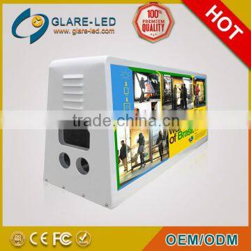 Outdoor Double Side P5 Full Color 3G Taxi Roof LED Sign/ Car Top Display/Taxi Light Box photo-3