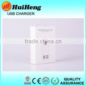 Hot-sales Travel 4 Port Desktop Usb Wall Charger Mobile Solar Charger photo-2