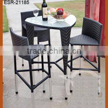 4PC Afternoon Tea Bar Furniture With Aluminum Frame