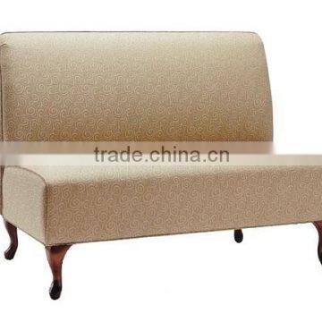 Hot sale restaurant booth sofa seat with solid wood legs booths for sale