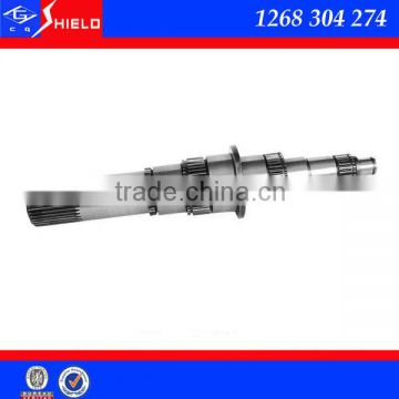 ZF S6-90 S6-150 main shaft 1268304274 for Howo,Hengtong,bus etc