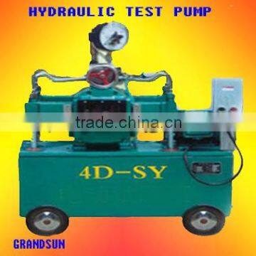 Hydrostatic pressure test equipment