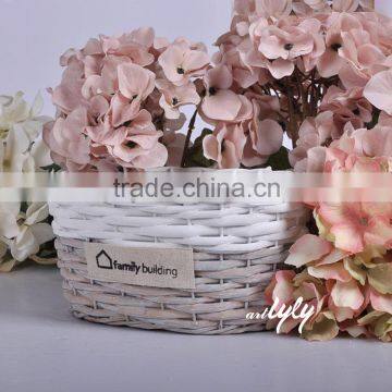 Wicker Garden Planters with Plastic Liner Garden Decoration