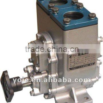 Arc gear oil pump