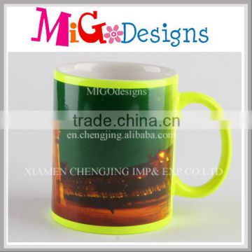 Uneven Ceramic Coffee Mug with Big Handle OEM Direct Sale