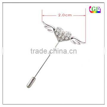 Metal angel collar stick pin