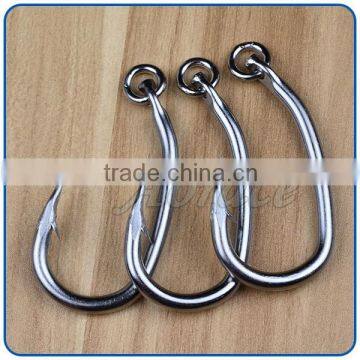 Wholesale custom cheap silver thick stainless steel fishing hooks