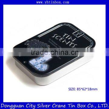 Customized mint tin box with slide lid