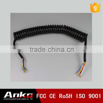 12v or 24v straight drum trailer cable,plastic cable connector,low voltage power cable