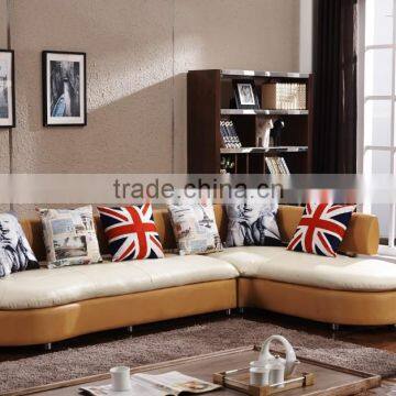 New Model Leather Corner Sofa Sets Pictures