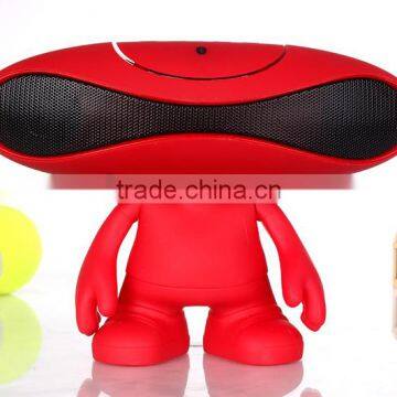 Promotion gift cute tf usb fm blutooth cartoon speaker phone