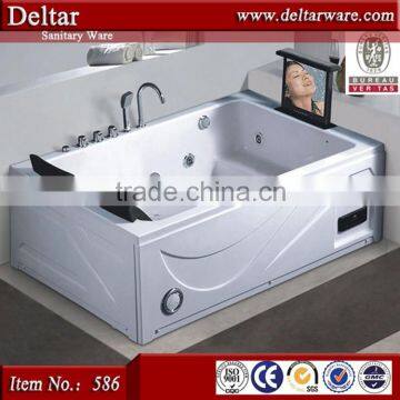 European Style Hot Tubs Spas, Massage Tube With TV, Acrylic Massage Bath Tub