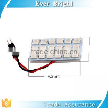 Everbright dc 12v Festoon/T10 Bulbs 5050 18SMD Led Panel Light photo-2