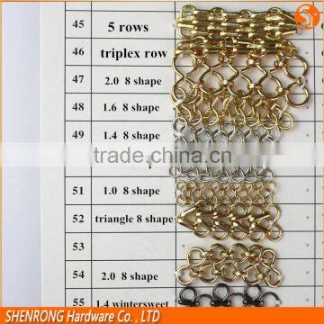 Metal handbag purse bags Chain With Lobster Clasps and snap hook