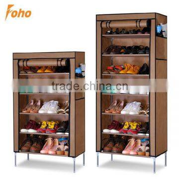 7 & 5 layer Non-Woven canvas shoe shelves zipper stands(FH-FR00707)