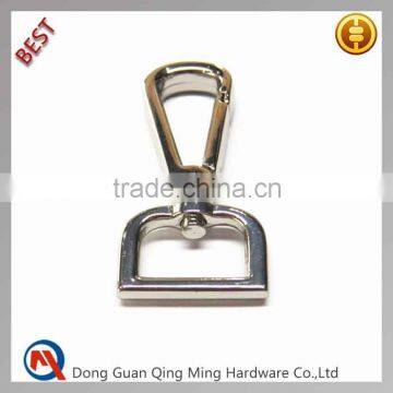 Zinc Alloy Material Shiny Silver Snap Hook